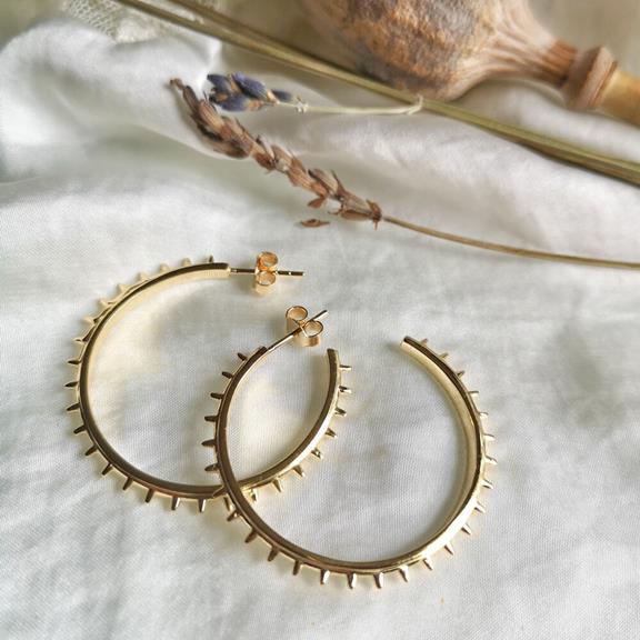 Aarati Hoops Gold Plated 4
