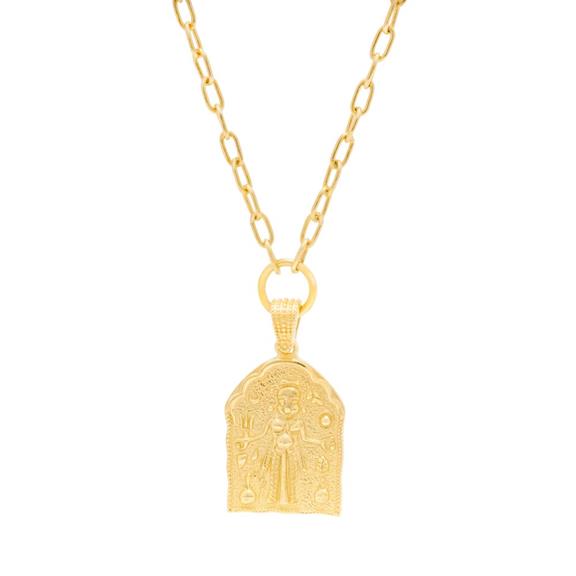 Halskette Kali Amulett Anhänger Gold 1