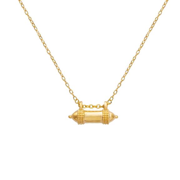 Necklace Floating Amulet Gold Plated 4
