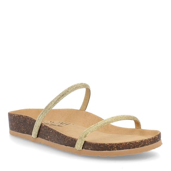 Sandals Open Lidia Beige & Gold via Shop Like You Give a Damn