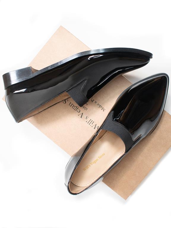 The Derby Women Patent Black via Shop Like You Give a Damn