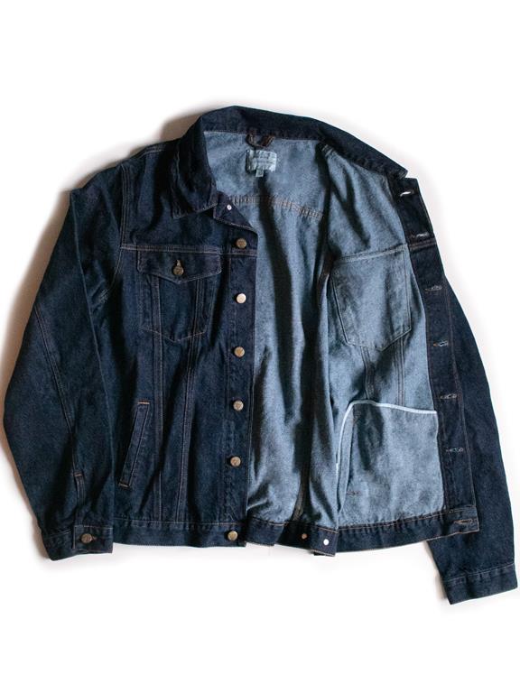 Jacket Men Recycled Dark Blue from Shop Like You Give a Damn