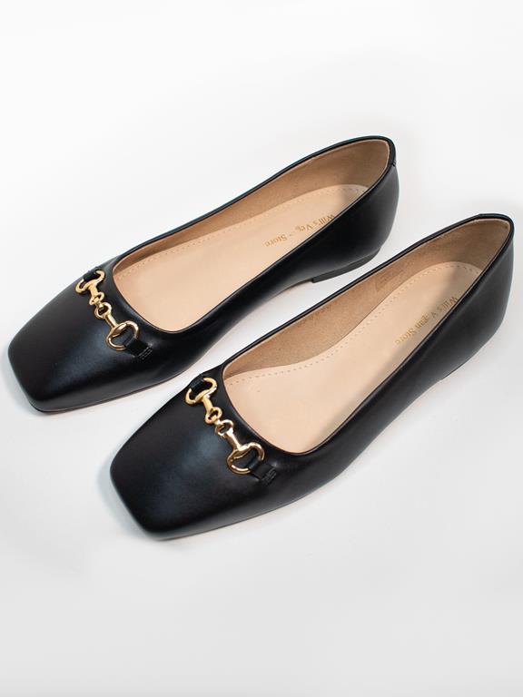 Ballet Flats Square Toe Black from Shop Like You Give a Damn