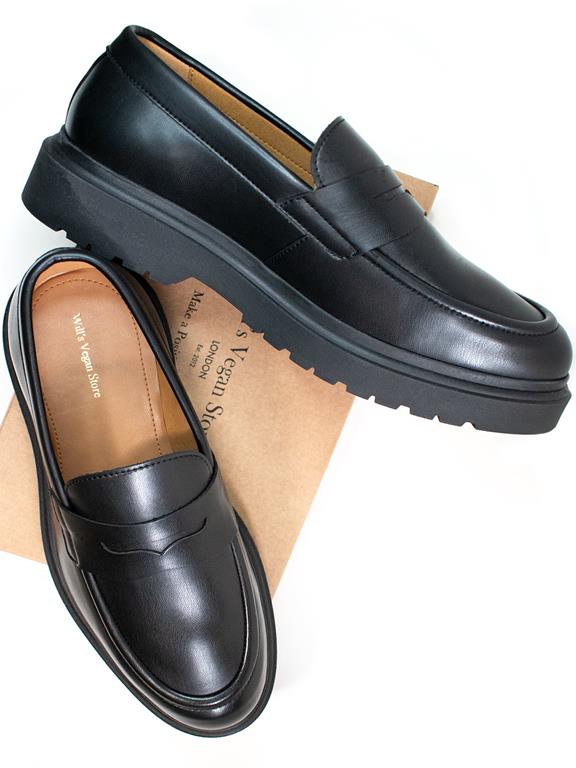 Loafers Chunky Sole Black via Shop Like You Give a Damn