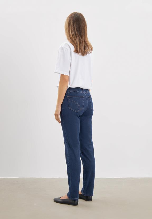 Jeans Hannah Normaal Middellang Donkerblauw from Shop Like You Give a Damn