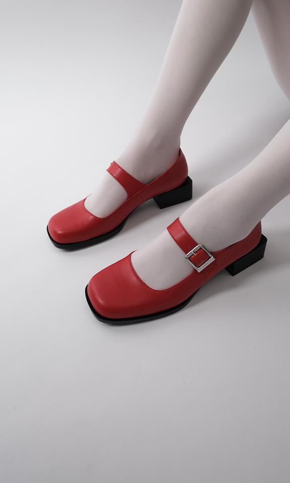 Loafers Jane Cherry Red from Shop Like You Give a Damn