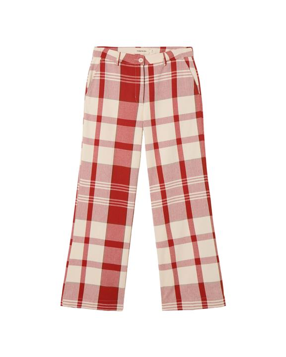 Pants Hermione Cream/Red from Shop Like You Give a Damn