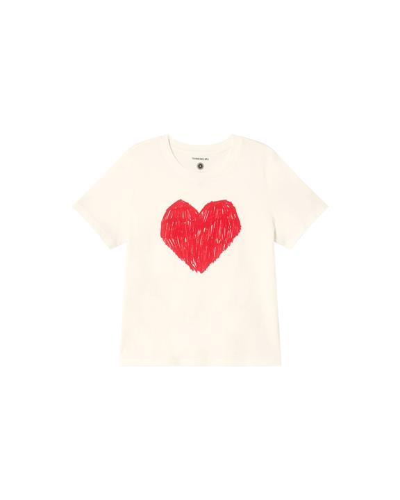 T-Shirt Ida Hart Wit from Shop Like You Give a Damn