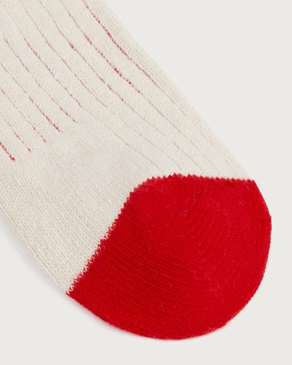 Socks Hemp Peu Cream/Red from Shop Like You Give a Damn