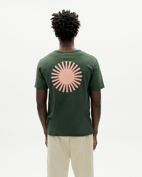 T-Shirt Sun Coral Green from Shop Like You Give a Damn