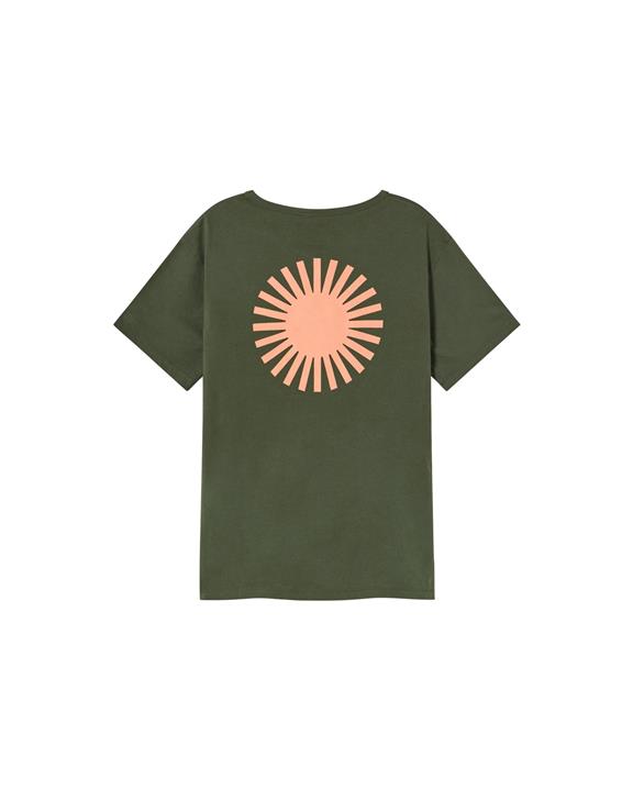 T-Shirt Sun Coral Green from Shop Like You Give a Damn