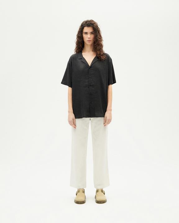 Shirt Hemp Jules Unisex Black from Shop Like You Give a Damn