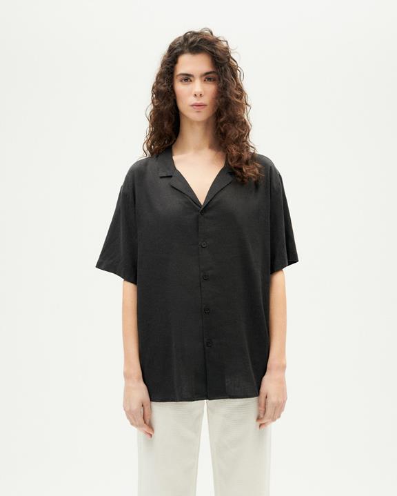 Shirt Hemp Jules Unisex Black from Shop Like You Give a Damn