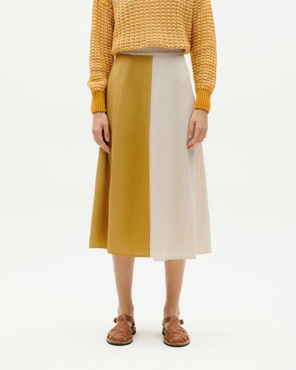 Rok Sofia Patched Geel from Shop Like You Give a Damn