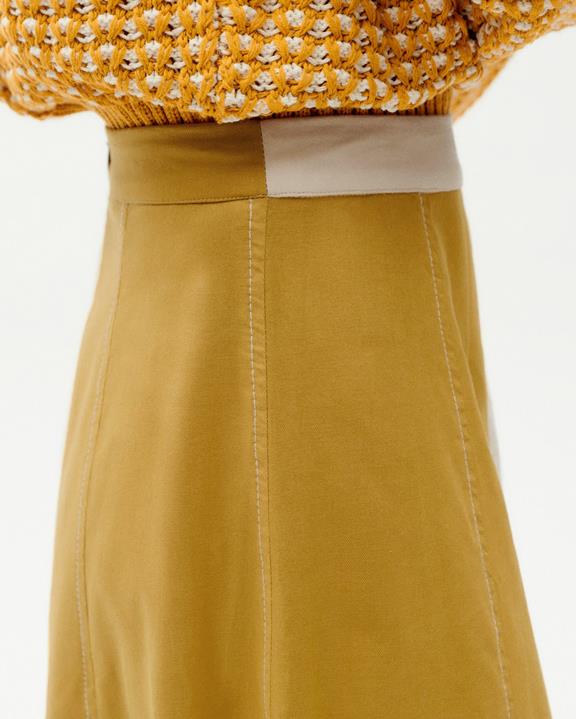Rok Sofia Patched Geel from Shop Like You Give a Damn