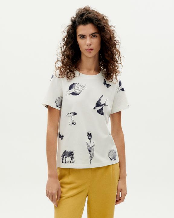 T-Shirt Mama Ida Wit from Shop Like You Give a Damn