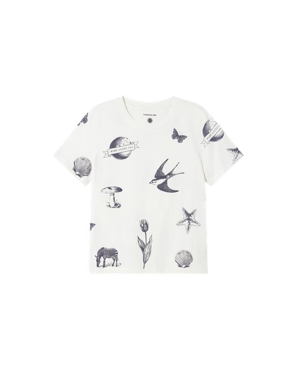 T-Shirt Mama Ida Wit from Shop Like You Give a Damn