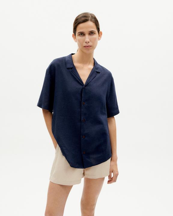 Overhemd Jules Navy from Shop Like You Give a Damn