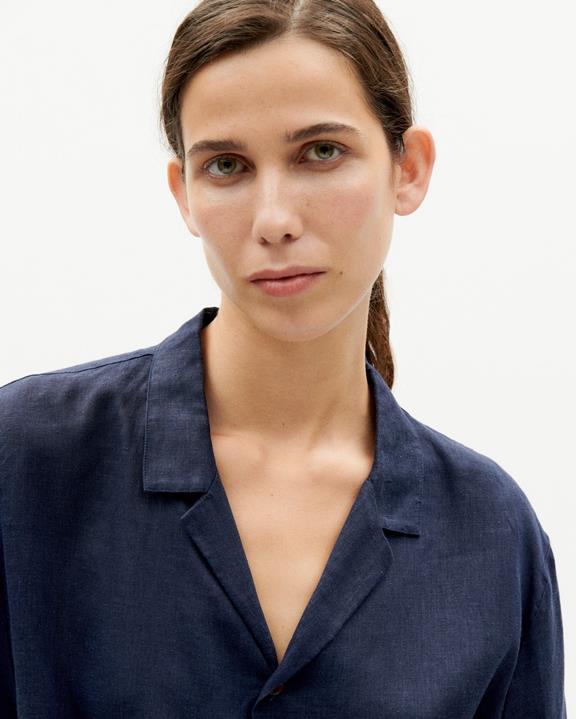 Overhemd Jules Navy from Shop Like You Give a Damn