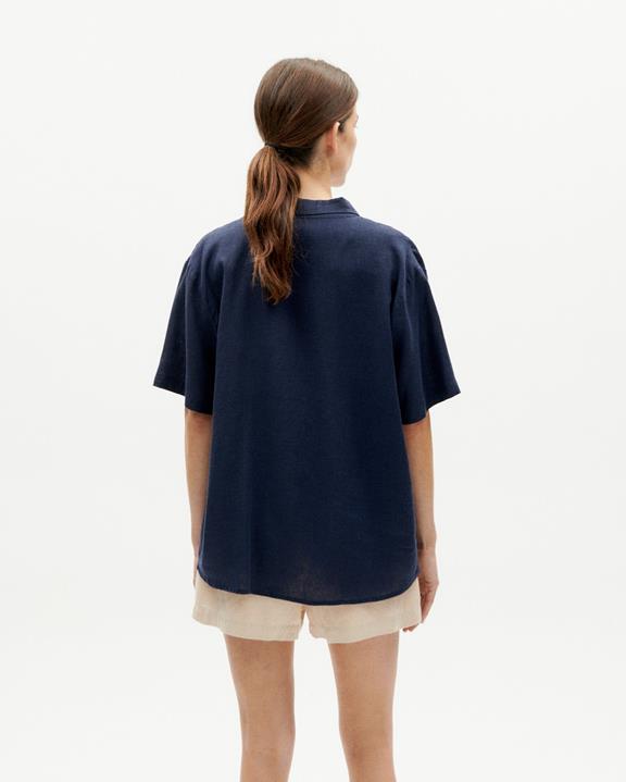 Overhemd Jules Navy from Shop Like You Give a Damn
