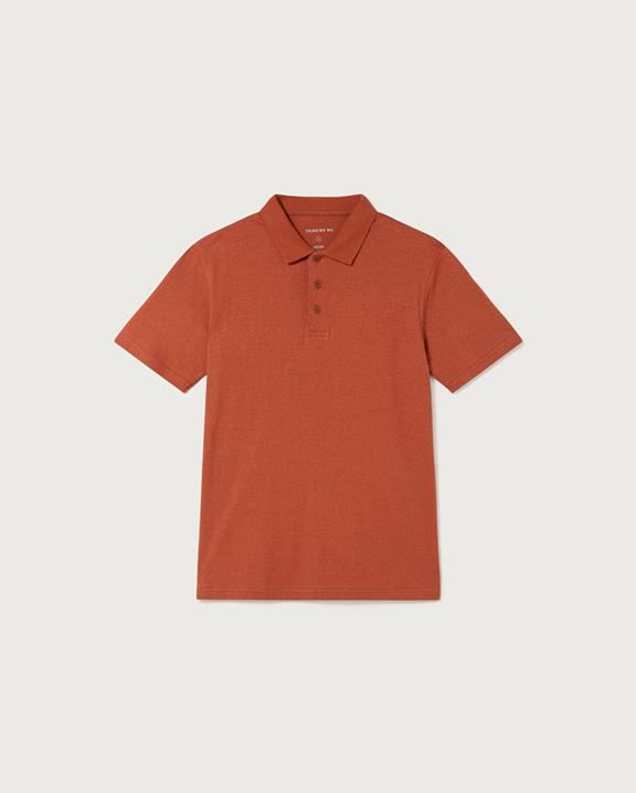 Polo Hennep Rood from Shop Like You Give a Damn