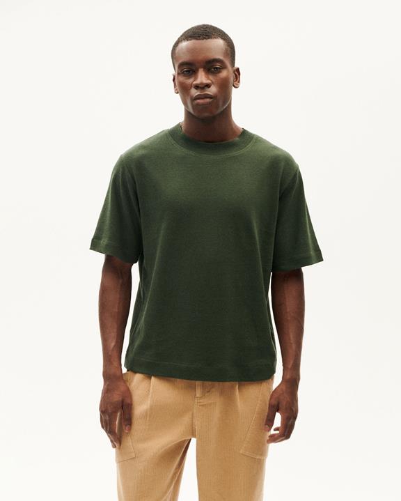 T-Shirt Roy Hemp Thick Green from Shop Like You Give a Damn