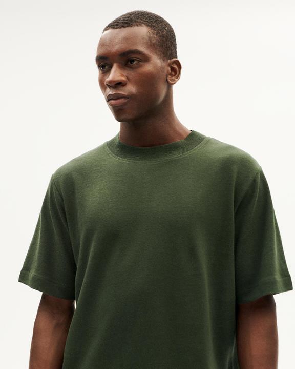 T-Shirt Roy Hemp Thick Green from Shop Like You Give a Damn