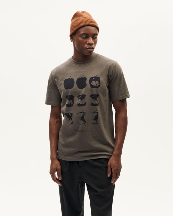 T-Shirt Zach Apple Grey from Shop Like You Give a Damn