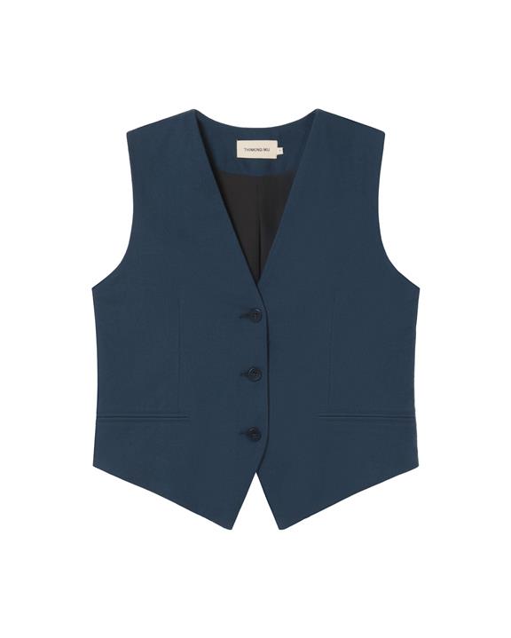 Top Vest Edith Donkerblauw from Shop Like You Give a Damn