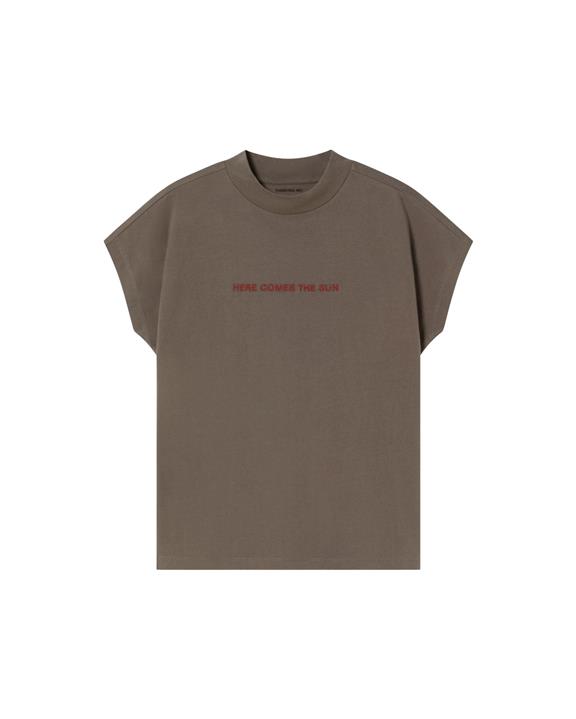 T-Shirt Here Comes The Sun Grey from Shop Like You Give a Damn