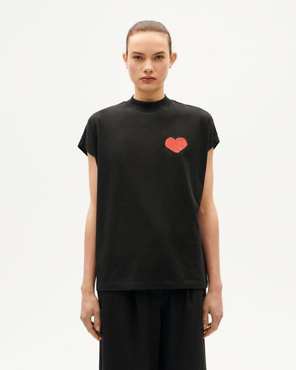 T-Shirt Volta Heart Black from Shop Like You Give a Damn