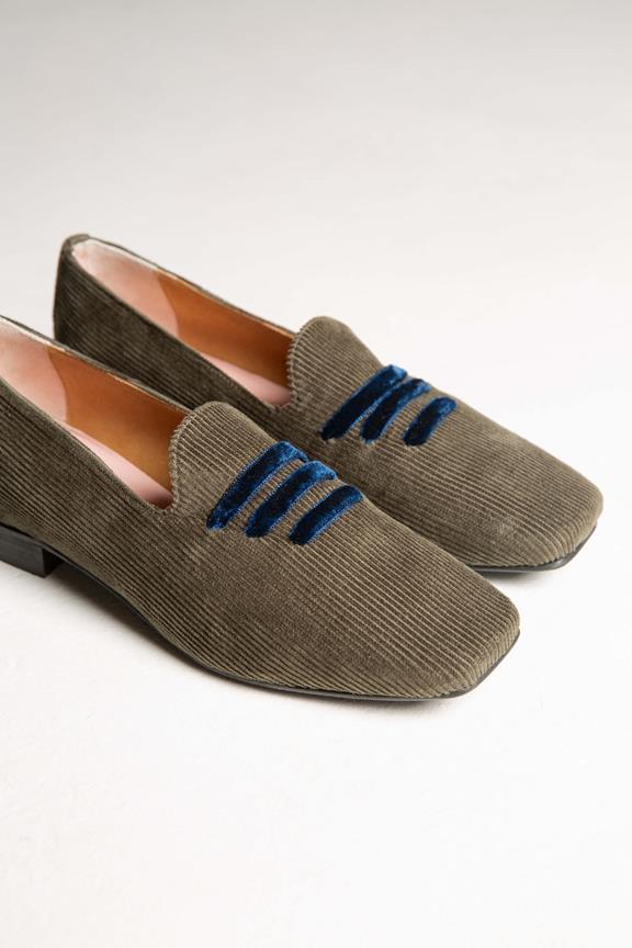 Loafers Corduroy Green from Shop Like You Give a Damn