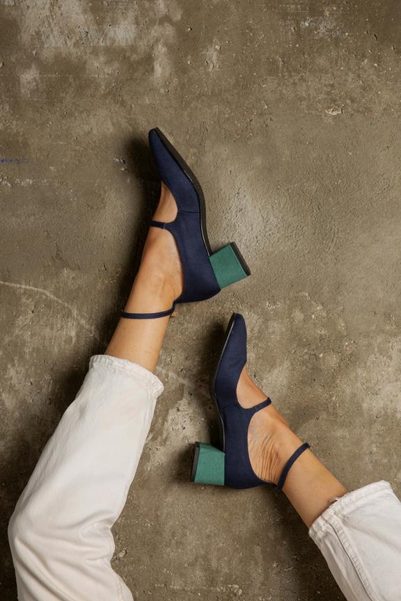 Heeled Shoes Bamboo Bluegreen Midi from Shop Like You Give a Damn