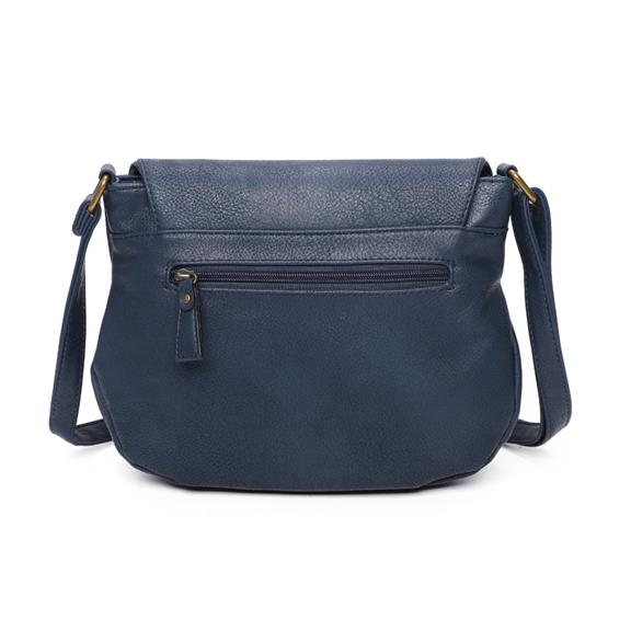 Arsayo Bag The Messenger Vegan Eco-Leather Navy Blue