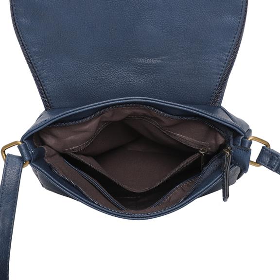 Arsayo Bag The Messenger Vegan Eco-Leather Navy Blue
