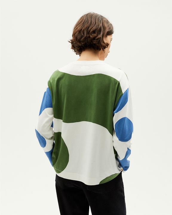 T-Shirt Emily Contrast Blue/Green/White from Shop Like You Give a Damn