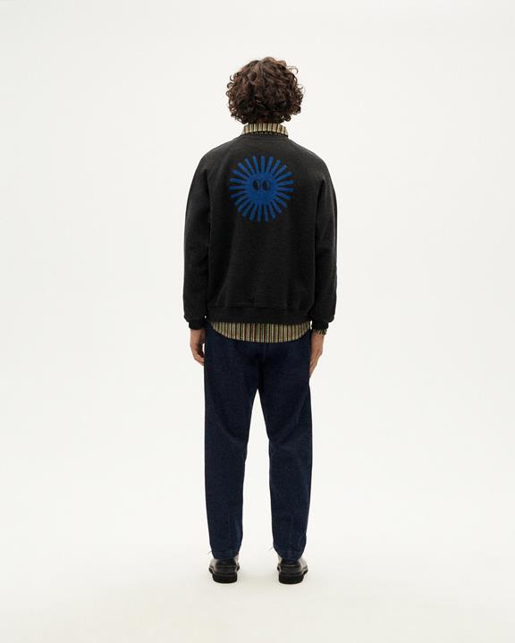 Sweatshirt  Sun Face And Back Pepe Black from Shop Like You Give a Damn