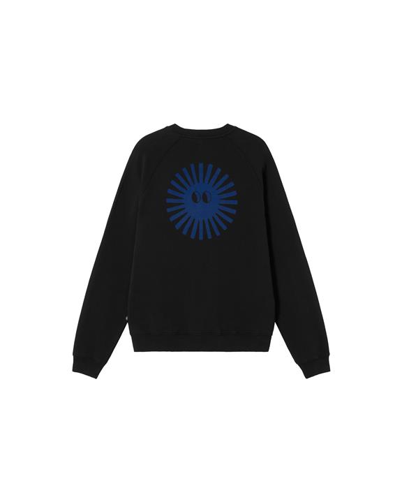 Sweatshirt  Sun Face And Back Pepe Black from Shop Like You Give a Damn