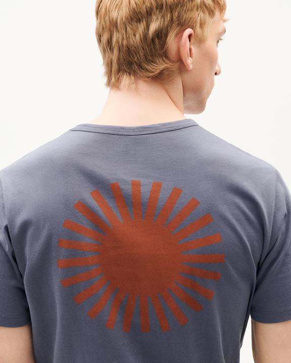 T-Shirt Sun Back Blue/Brown from Shop Like You Give a Damn