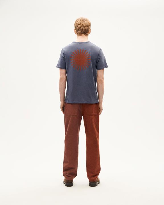 T-Shirt Sun Back Blue/Brown from Shop Like You Give a Damn