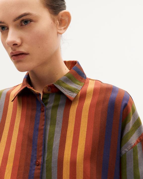 Shirt Juana Striped Multicolor from Shop Like You Give a Damn