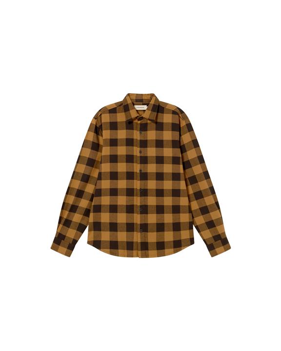 Shirt Thomas Check Brown/Yellow from Shop Like You Give a Damn