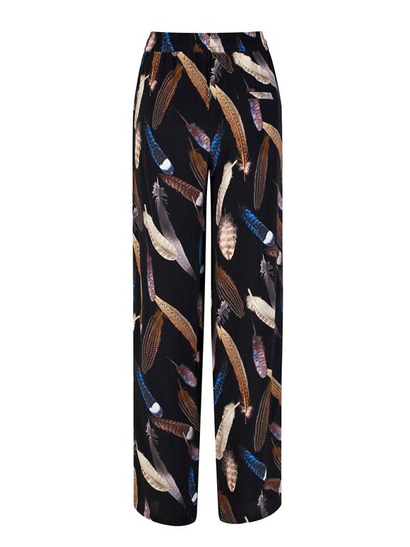  Pants With Feather Print  3