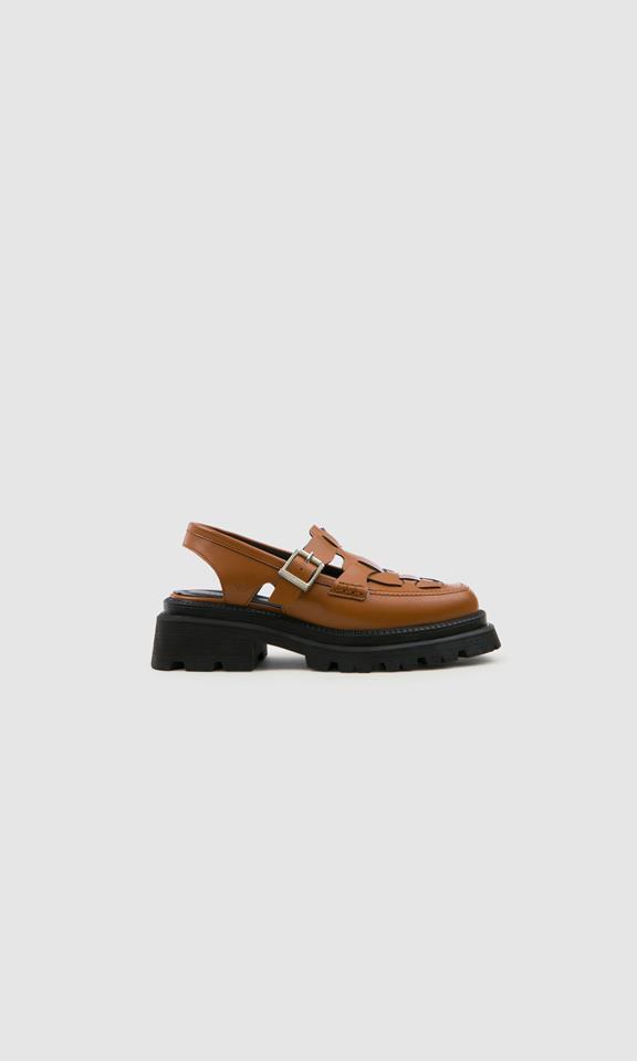 Sandalen Dorothy Platform Ginger Lichtbruin via Shop Like You Give a Damn