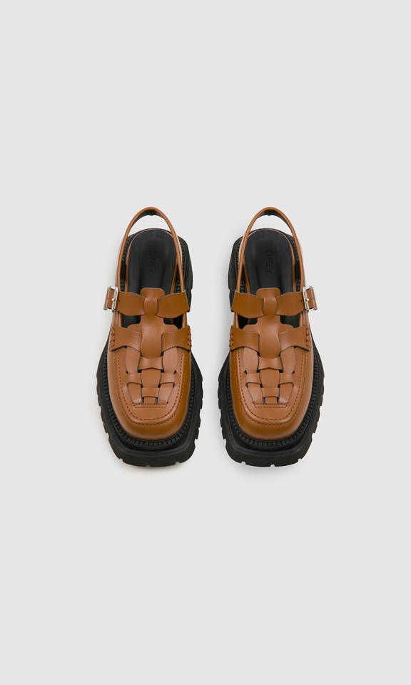 Sandalen Dorothy Platform Ginger Lichtbruin from Shop Like You Give a Damn