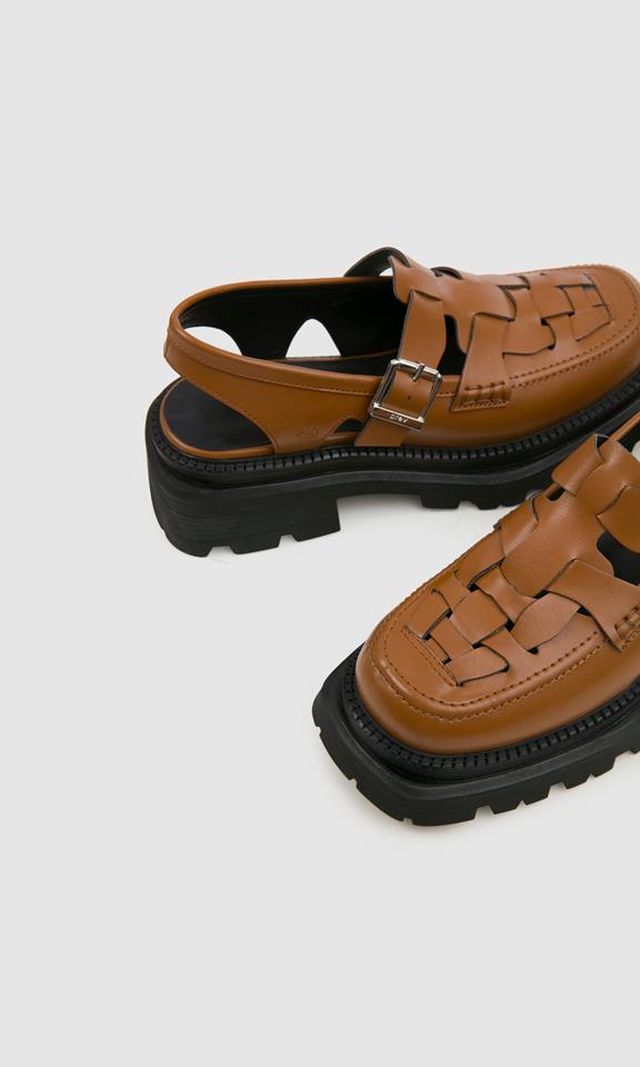 Sandalen Dorothy Platform Ginger Lichtbruin from Shop Like You Give a Damn
