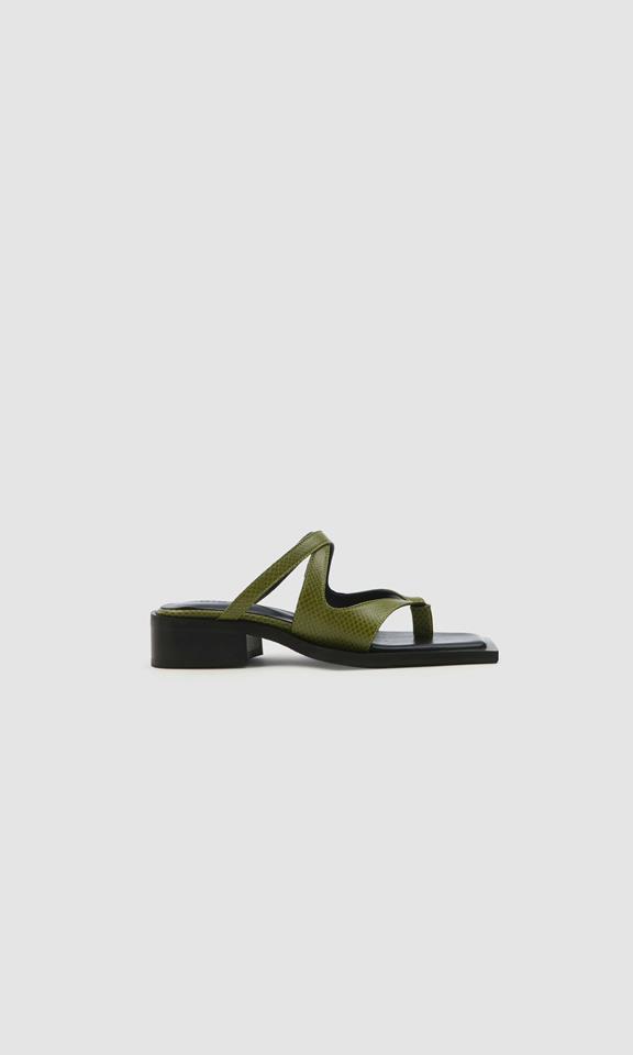 Sandals Karel Mule Rosemary Olive Green from Shop Like You Give a Damn