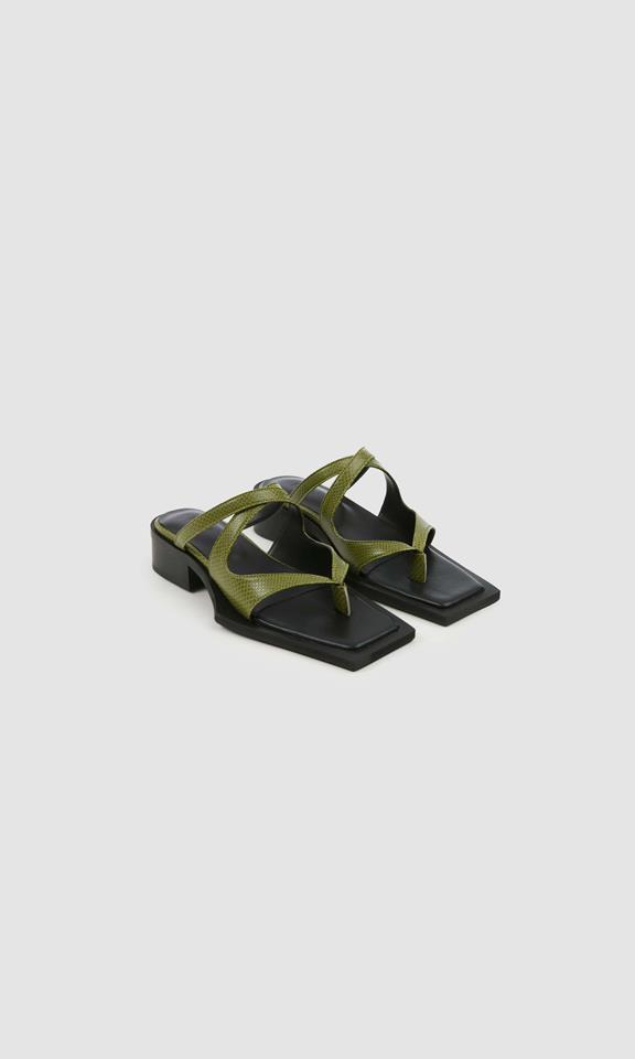 Sandals Karel Mule Rosemary Olive Green from Shop Like You Give a Damn