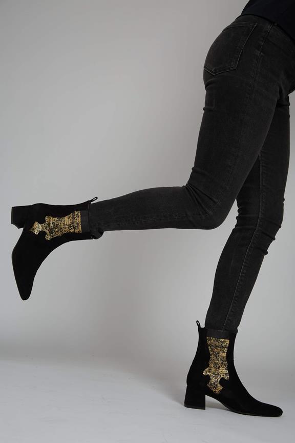 Boots Elastic Gold & Black from Shop Like You Give a Damn