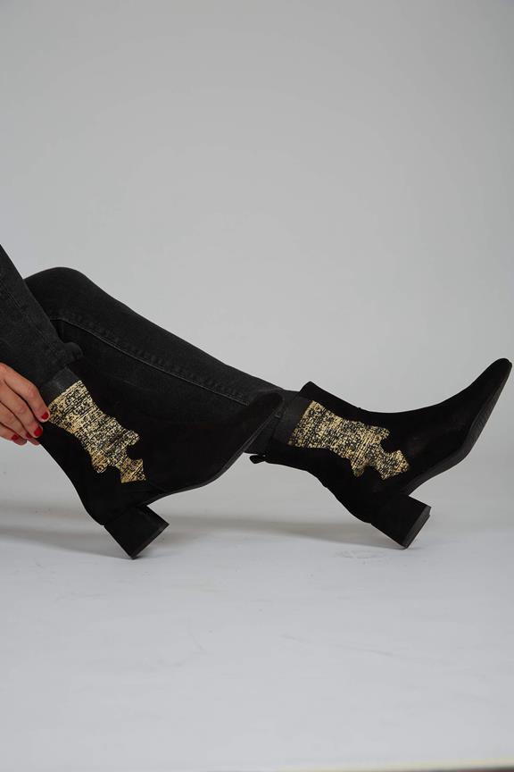 Boots Elastic Gold & Black from Shop Like You Give a Damn